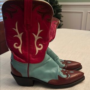 Vintage Lucchese 1883 Western Cowboy Boots